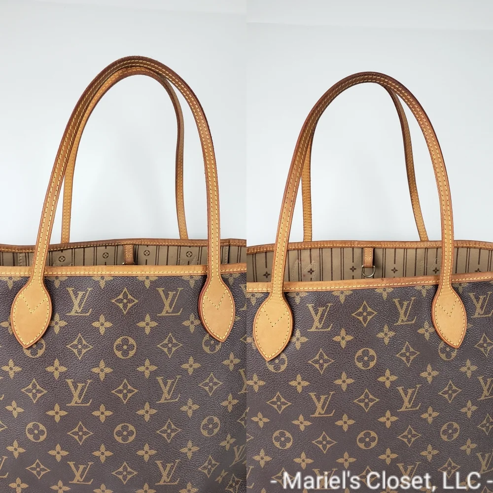Authentic Louis Vuitton Neverfull MM #2646M - Picture 4 of 9